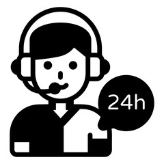 
Man icon , glyph icon design

