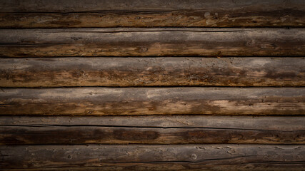 Fototapeta premium old brown rustic dark wooden boards texture - wood timber background 
