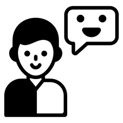 
Editable filled design icon of citation 

