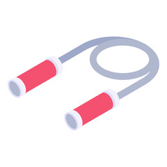 
Hands fitness equipment, isometric icon of gripper 

