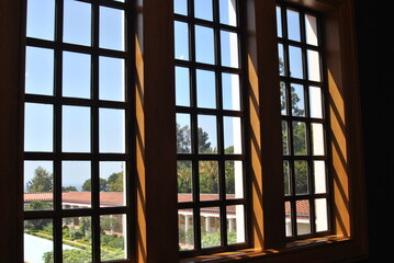 window in the building