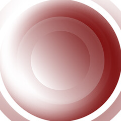 Circular color gradient. Shades of red and white. Unusual minimalistic background. Cover design, banner. EPS vector.