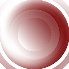 Circular color gradient. Shades of red and white. Unusual minimalistic background. Cover design, banner. EPS vector.