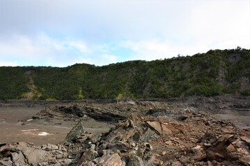 Hawaii Volcanoes National Park in Big island, Hawaii, USA