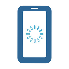 表示が遅いスマートフォンのローディング画面　アイコン