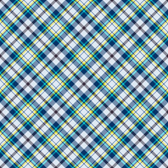 Plaid seamless pattern. Vector background of textile ornament. Flat fabric design.