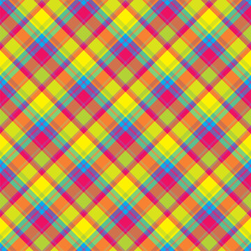 Plaid seamless pattern. Vector background of textile ornament. Flat fabric design. © SolaruS