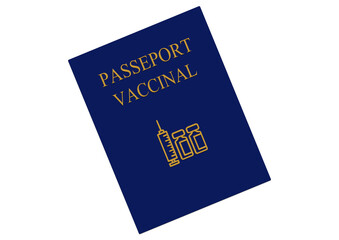 passeport vaccinal bleu seringue