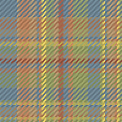 Seamless pattern of scottish tartan plaid. Repeatable background with check fabric texture. Vector backdrop striped textile print.