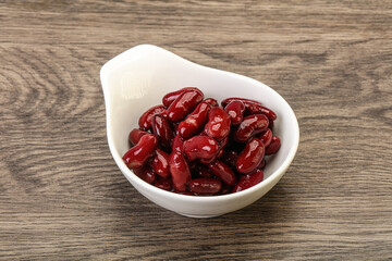 Canned red Kidney in the bowl