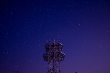北海道石狩市の嶺泊展望パーキング絶景星空