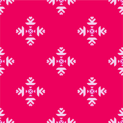  Seamless pattern with symmetric geometric ornament.
