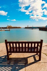 Fototapeta premium bench on the sea