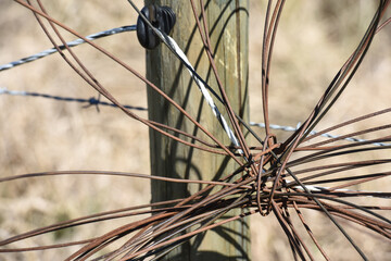 fil barbelé cloture electrique electricité elevage agriculture