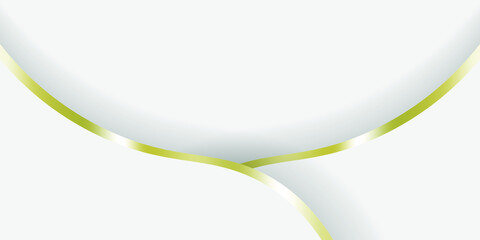 Modern abstract light gold and silver background vector. Elegant concept design with golden line.