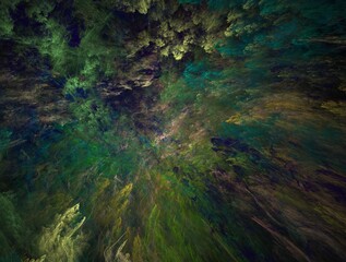 Imaginatory fractal background Image