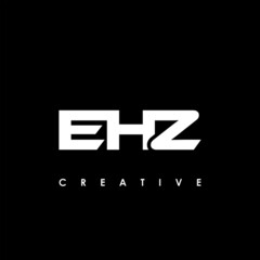 EHZ Letter Initial Logo Design Template Vector Illustration