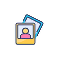 Photos icon in vector. Logotype