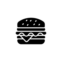 Burger icon in vector. Logotype