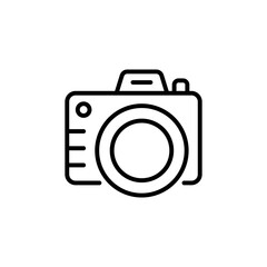 Camera icon in vector. Logotype