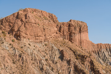 Fototapeta premium mountainous and eroded landscape in southern Spain