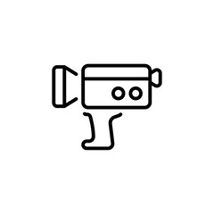 Video Camera icon in vector. Logotype