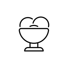 Ice Cream icon in vector. Logotype