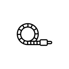 Party Whistle icon in vector. Logotype