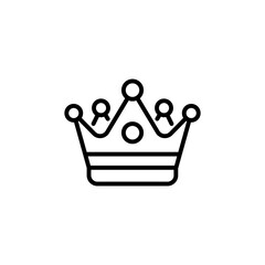 Crown icon in vector. Logotype