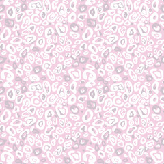 Pink leopard seamless pattern