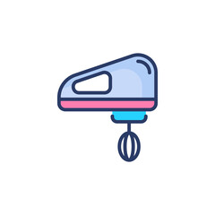 Electric Handheld Beater icon in vector. Logotype