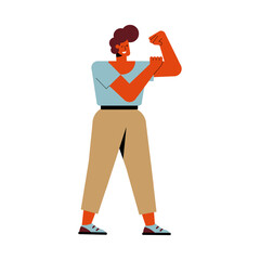 man strong character