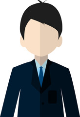 汎用的な顔のないビジネスマン