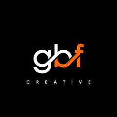 GBF Letter Initial Logo Design Template Vector Illustration