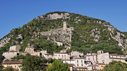 Ferentillo, Precetto and the ruins of  its fortress