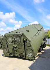 Obraz premium Pontoon in folded position