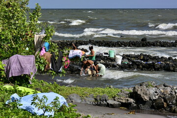 Paisajes y rincones de la isla de Ometepe, situada en el lago Cocibolca, en el sur oeste de...