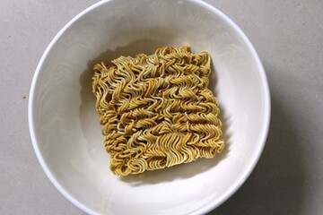 bowl of instant noodles