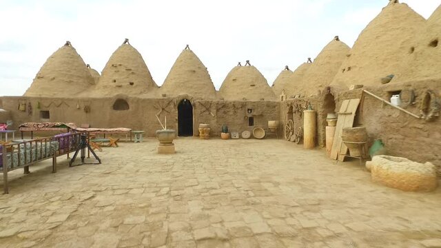 Sanliurfa Harran Historical Houses. Turkey.