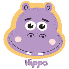 Cute illustration. Zoo illustration. Cute cartoon animal. Can be used for book illustrations, wallpapers and other items.