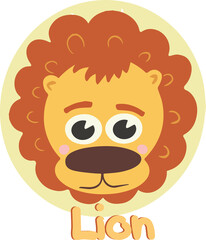 Cute illustration. Zoo illustration. Cute cartoon animal. Can be used for book illustrations, wallpapers and other items.