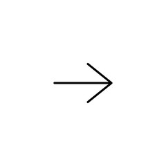 Arrow next icon vector for web, computer and mobile app
