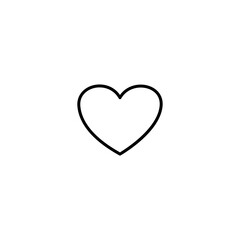 Heart icon vector for web, computer and mobile app