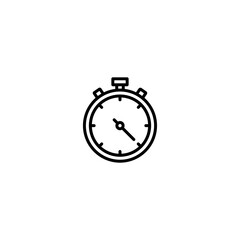 Stopwatch icon vector for web, computer and mobile app