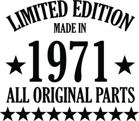 limited edition 1971
