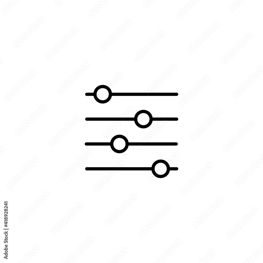 Poster configuration icon vector for web, computer and mobile app