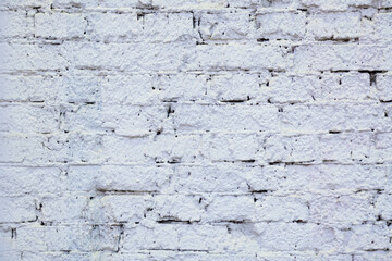 brick wall with white paint