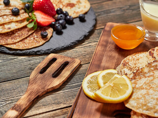 Very tasty pancakes for Maslenitsa