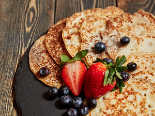 Very tasty pancakes for Maslenitsa