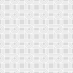 Cover template design with gray and white geometric pattern